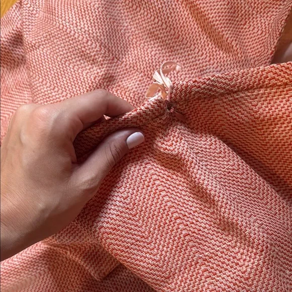 Pink Herringbone Blazer and Skirt - Picture 5 of 7